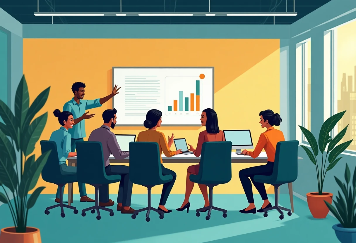 Diverse workplace collaboration