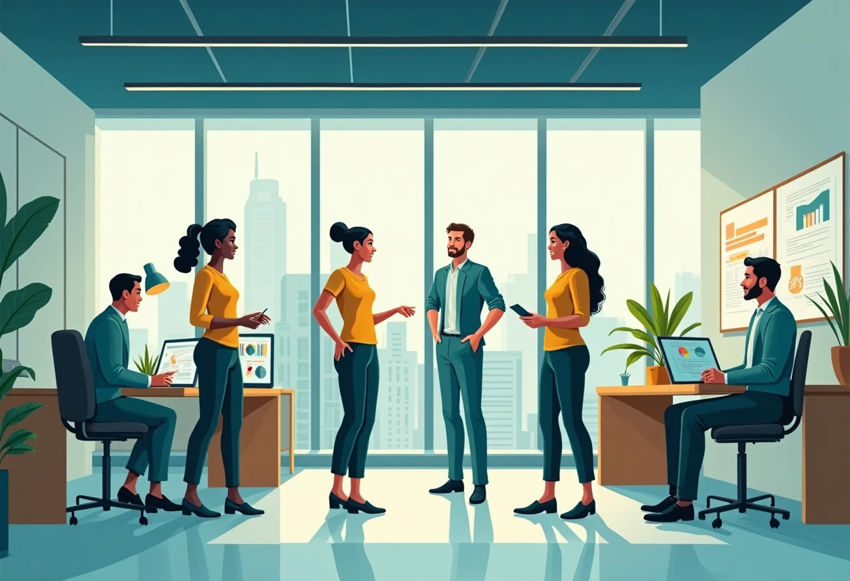 Office environment in South Africa