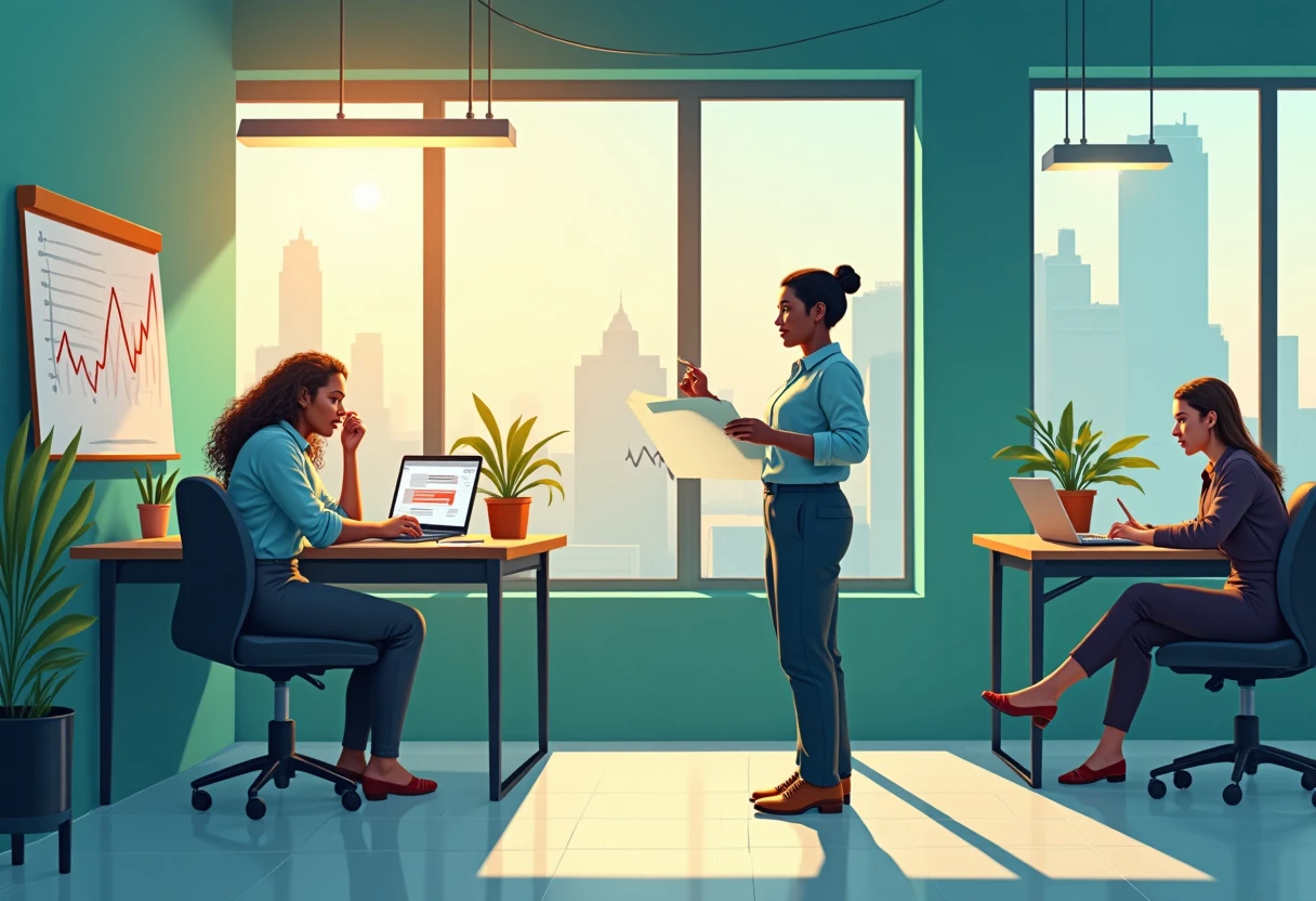 Market analysis in a co-working space